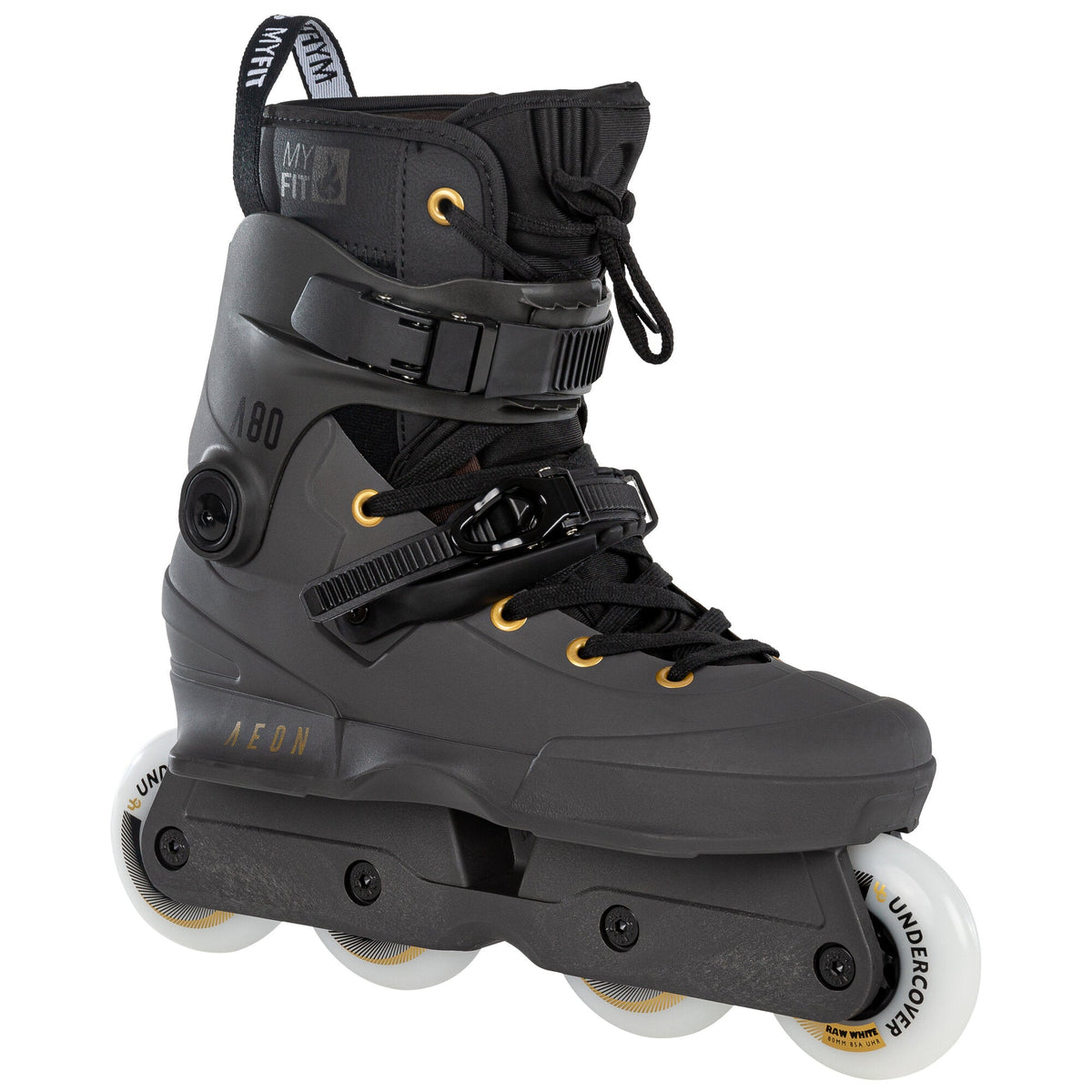 USD Aeon 80 Team Aggressive Inline Skates Gold Logo