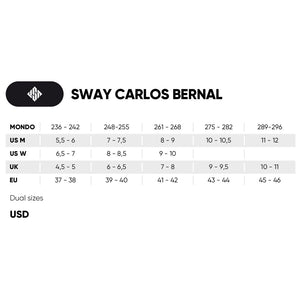 USD Sway Carlos Bernal Skate - Blue/Neon Green