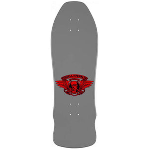 Powell Peralta GeeGah Skull and Sword Deck Silver 9.75"