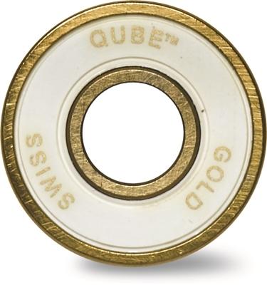 SUREGRIP QUBE GOLD SWISS BEARINGS 16PK - Skatescool Australia