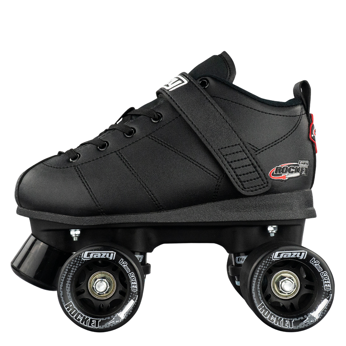 Crazy Rocket Roller Skates Black