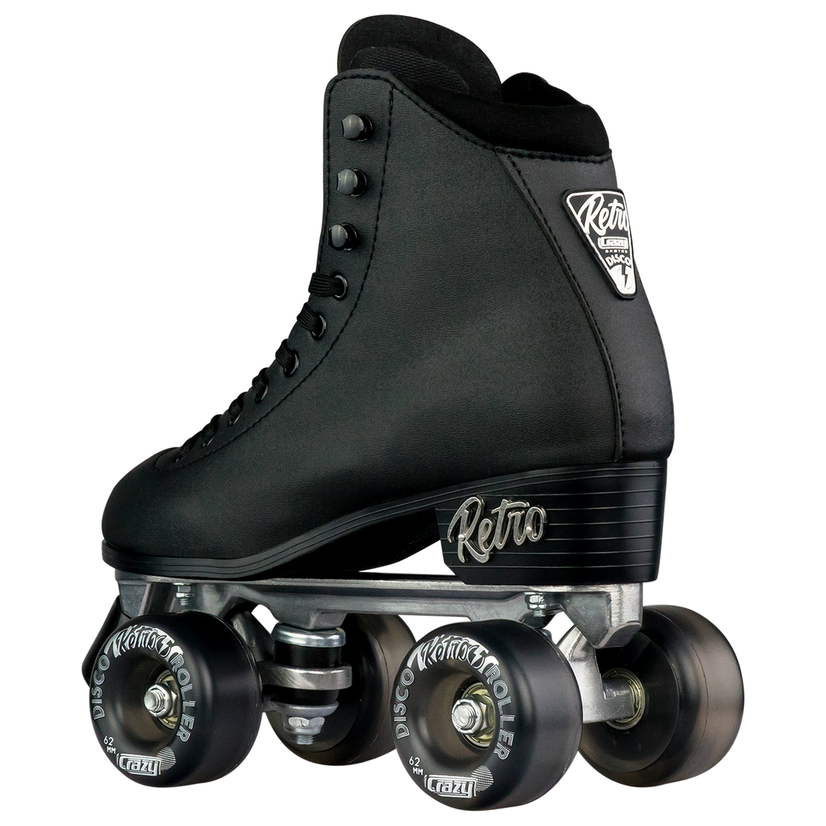 Crazy Retro Roller Skates Black
