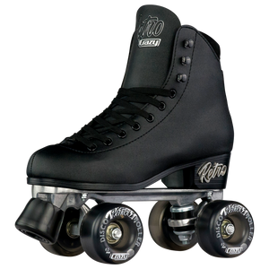 Crazy Retro Roller Skates Black