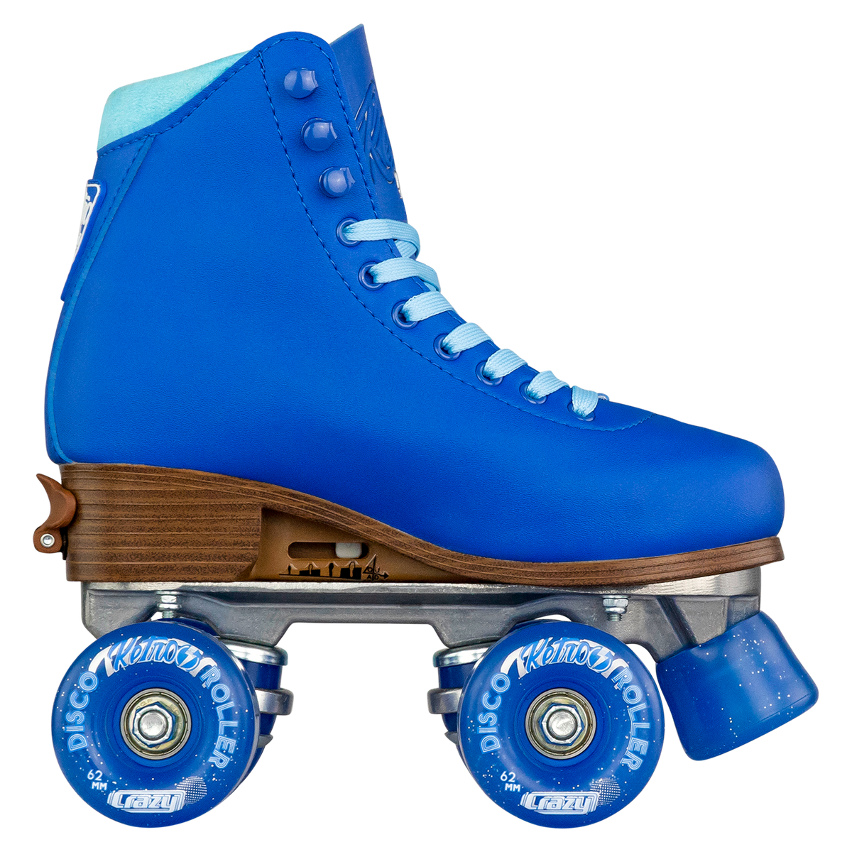 Crazy Retro Adjustable Roller Skates Blue Skate Society