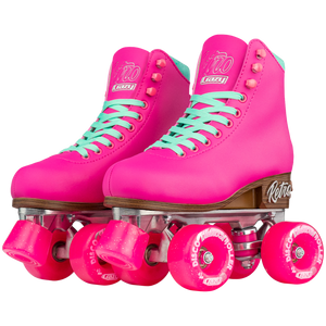 Crazy Retro Adjustable Roller Skates Pink
