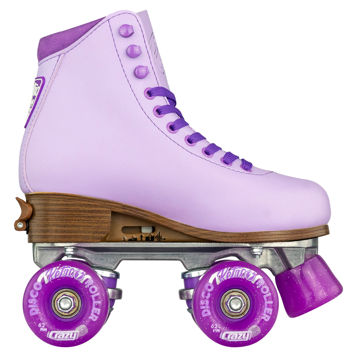 Crazy Retro Adjustable Roller Skates Purple