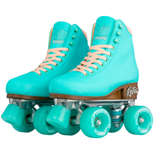 Crazy Retro Adjustable Roller Skates Teal