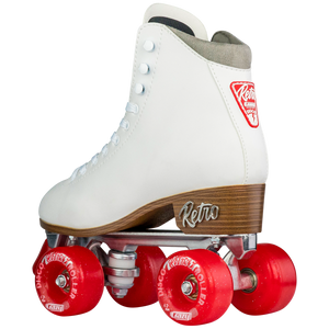 Crazy Retro Roller Skates White