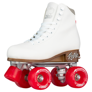 Crazy Retro Adjustable Roller Skates White