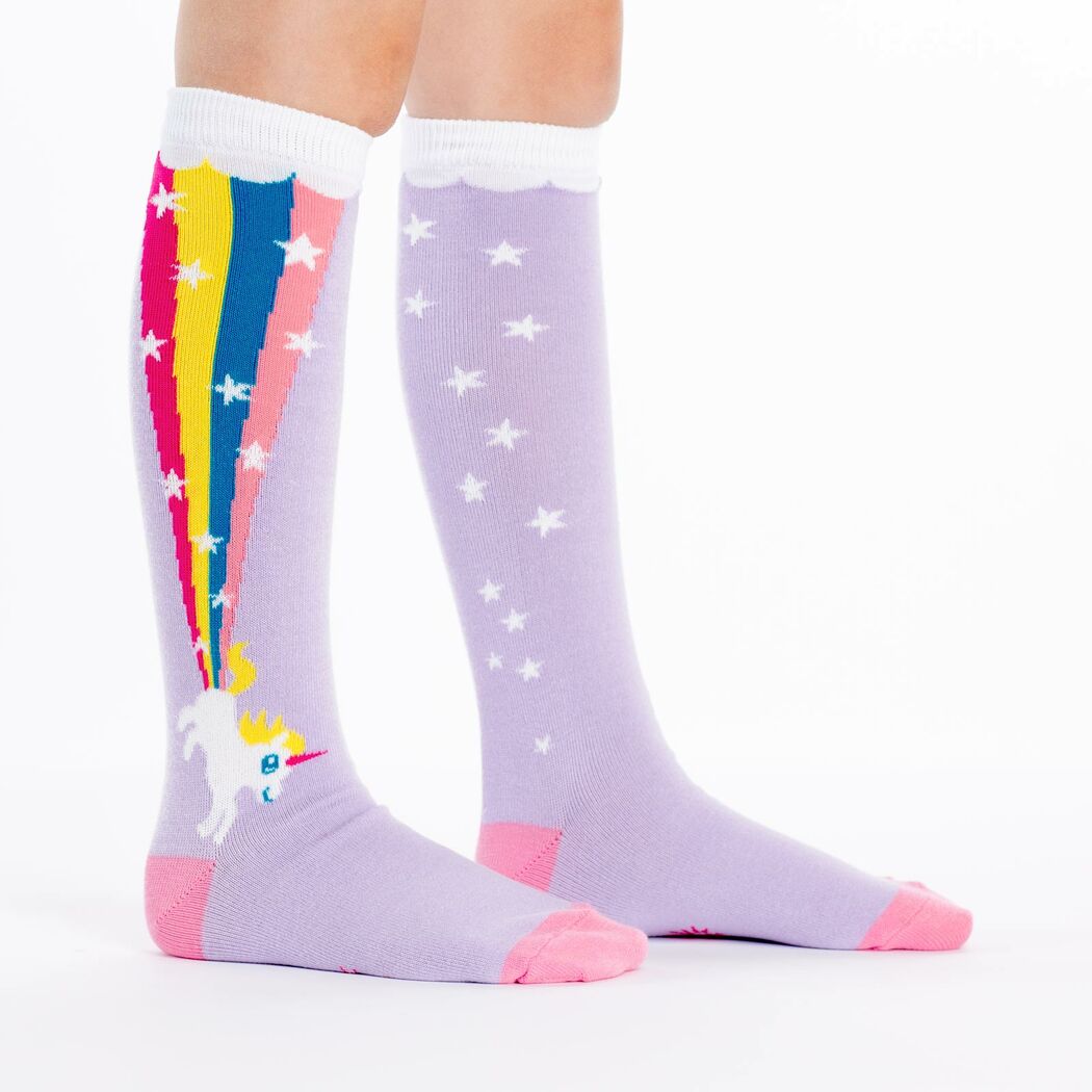 Sock It To Me Rainbow Blast Junior Knee High Socks