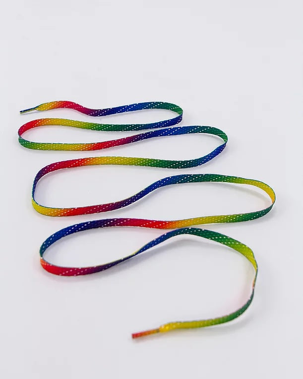 Rio Roller Laces Rainbow Skate Society