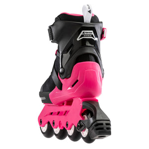 Rollerblade Microblade Adj Inline Skates Black/Neon Pink