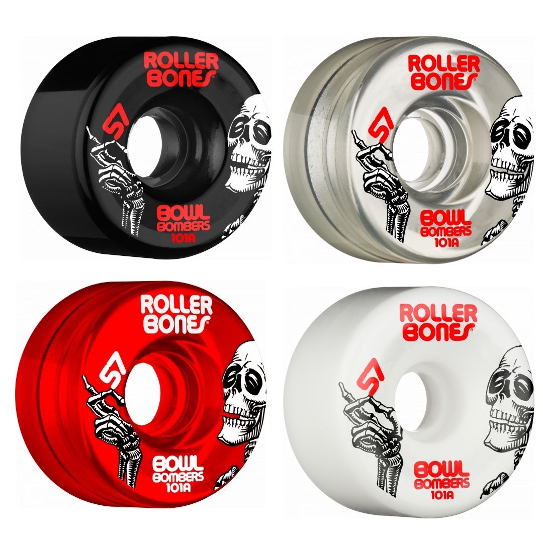 Rollerbones Bowl Bombers Wheels 57mm 101A 8pk - Skate Society