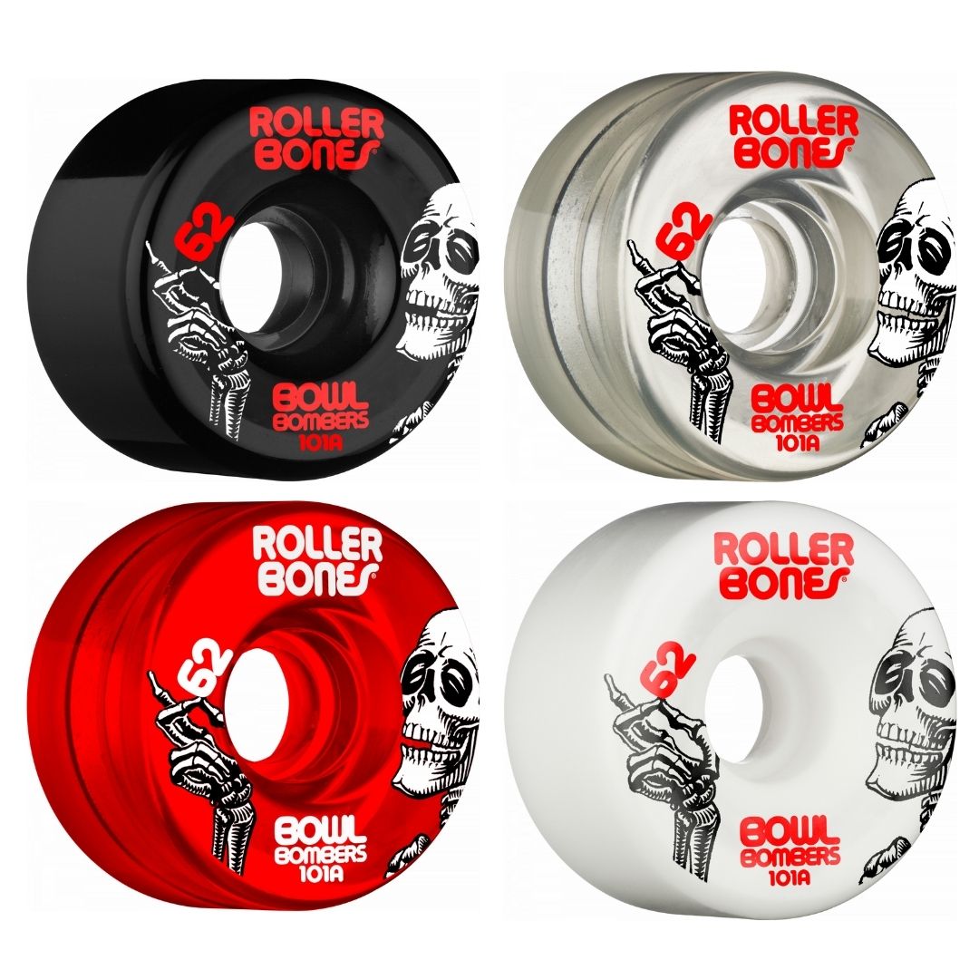 Rollerbones Bowl Bombers Wheels 62mm 101A 8pk