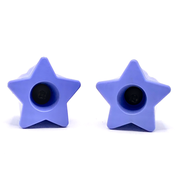 RollerStuff Twinkle Toes Bolt On Toe Stops Periwinkle Twinkle