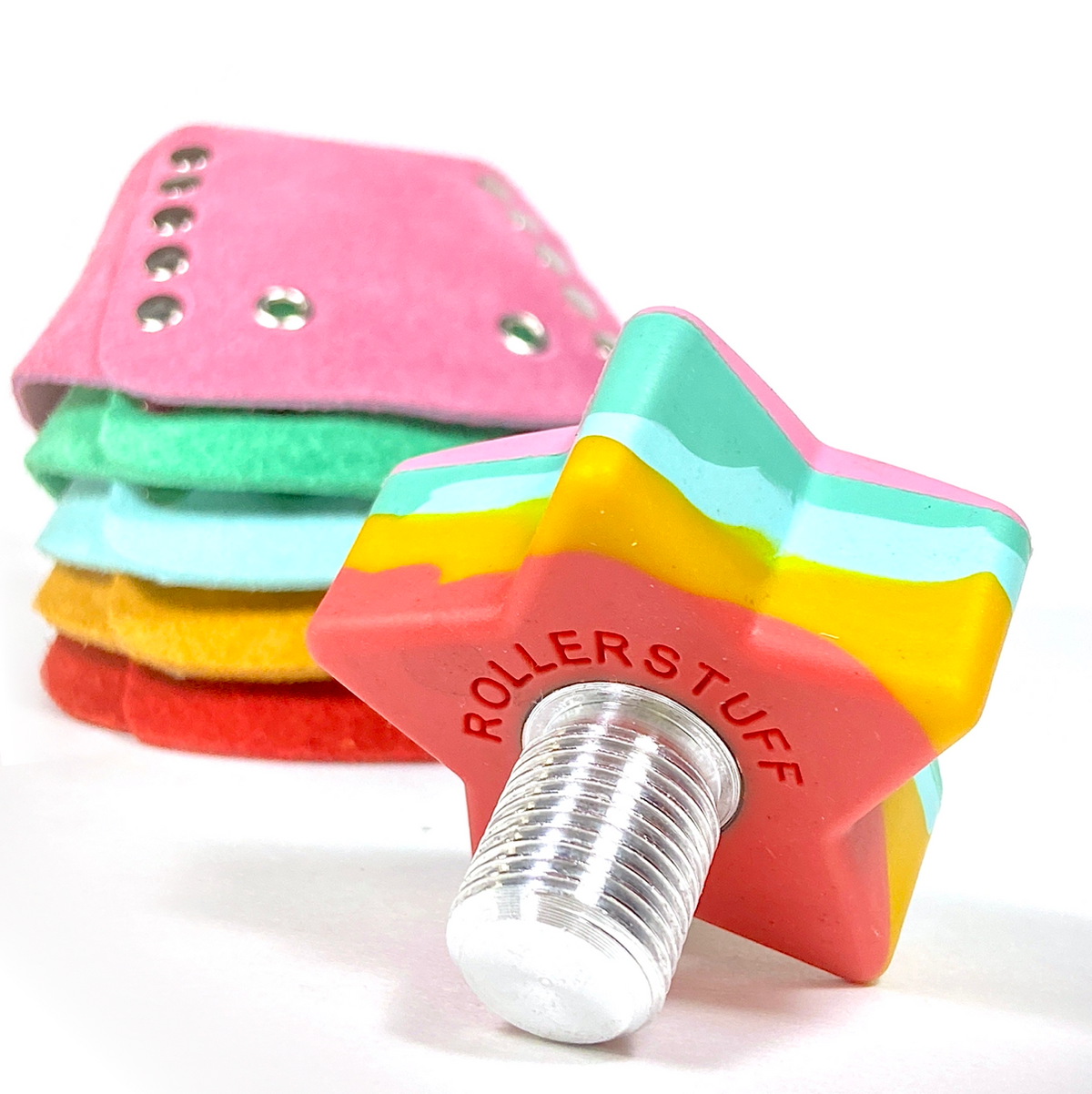 RollerStuff Twinkle Toes Adjustable Toe Stops Gobstopper