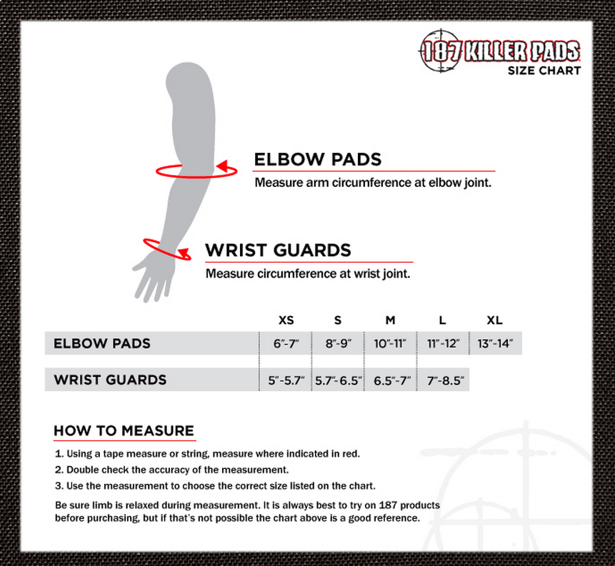 187 SLIM Elbow Pads - Skatescool Australia
