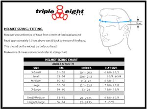 TRIPLE 8 THE CERTIFIED HELMET SS BLACK GLOSS - Skatescool Australia