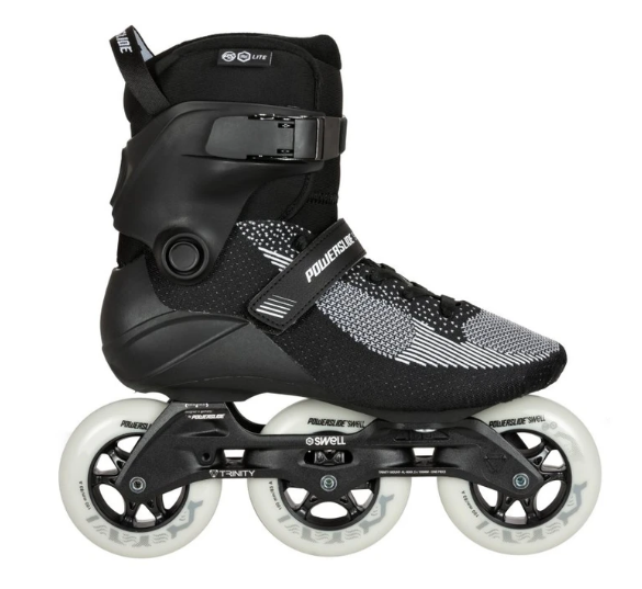 POWERSLIDE SWELL 100MM LITE BLACK INLINE SKATES - Skatescool Australia