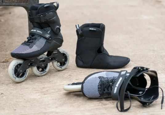 POWERSLIDE SWELL 100MM LITE BLACK INLINE SKATES - Skatescool Australia