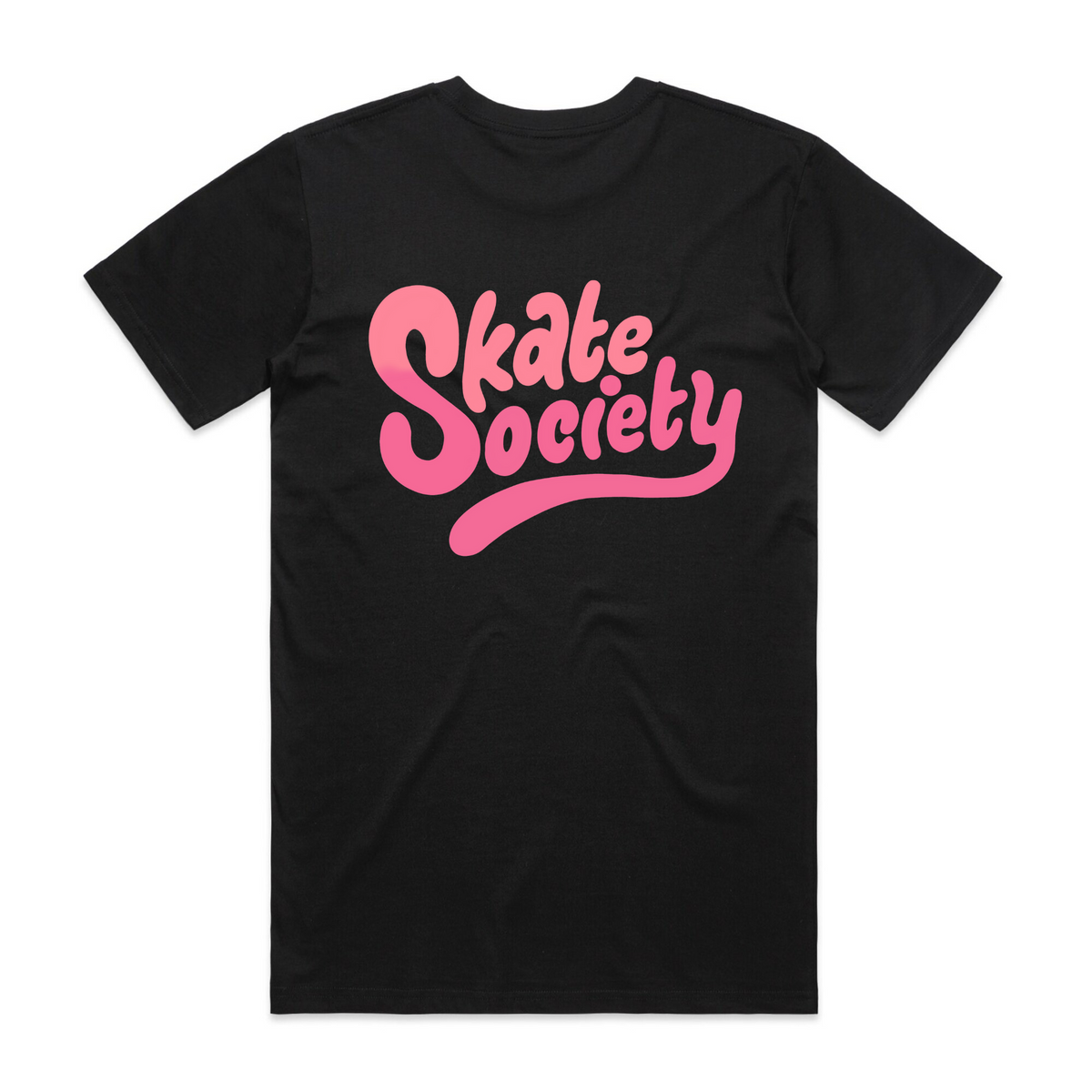 Skate Society Logo Mens Tee Black