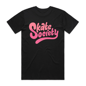 Skate Society Logo Mens Tee Black