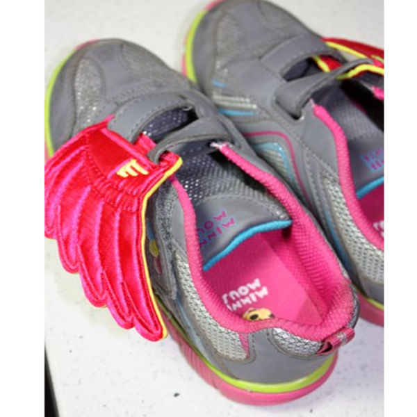 SHWINGS Fuchsia Velcro Wings