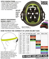S1 Lifer Helmet - Silver Glitter