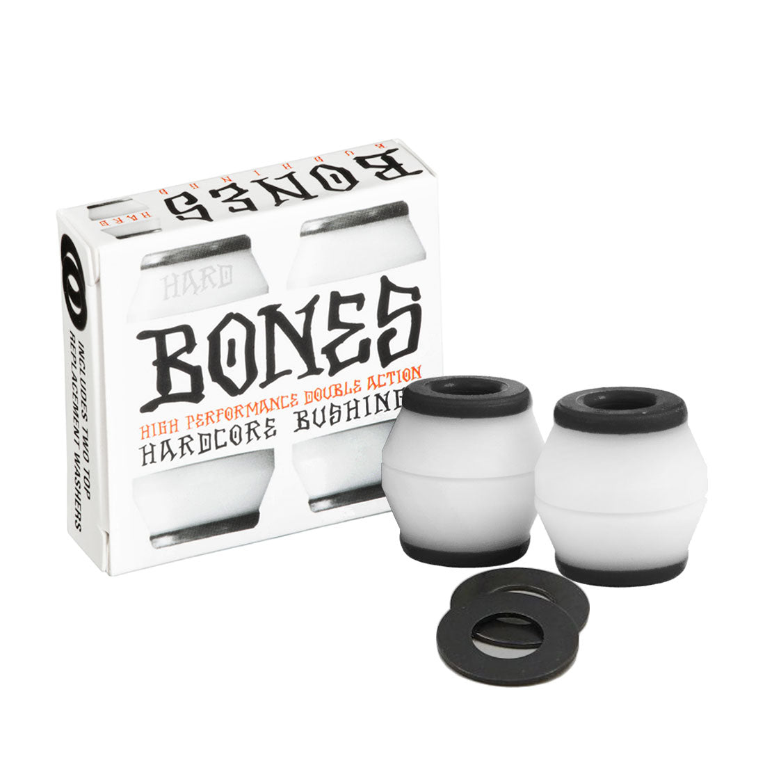 Bones Hardcore Conical Bushings 4pk - White