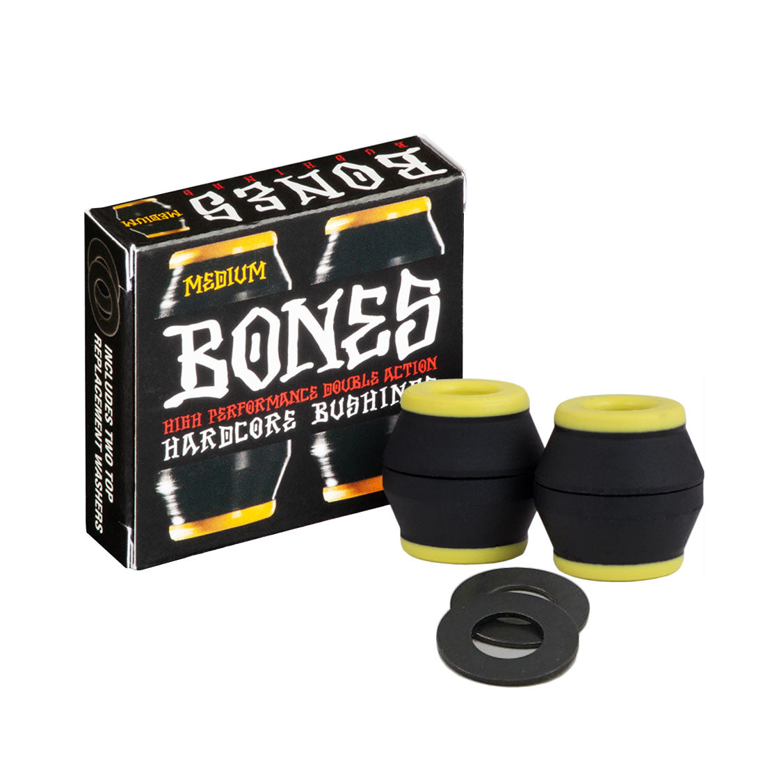 Bones Hardcore Conical Bushings 4pk - Black