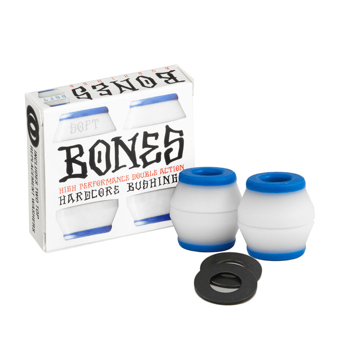 Bones Hardcore Conical Bushings 4pk - White