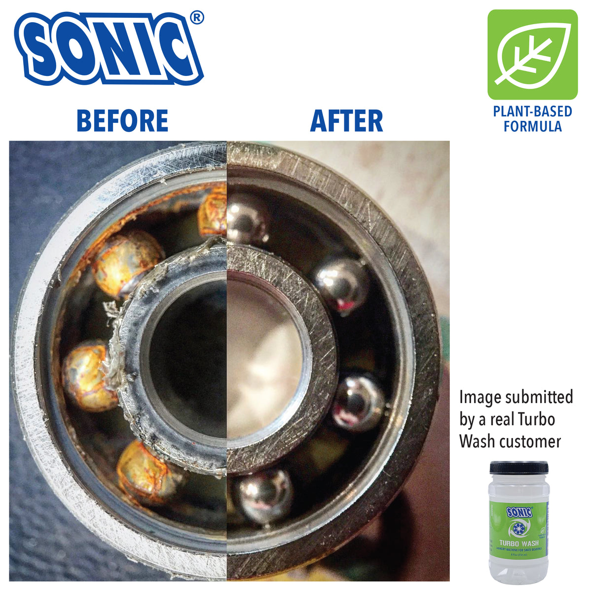 Sonic Turbo Wash - Biodegradable
