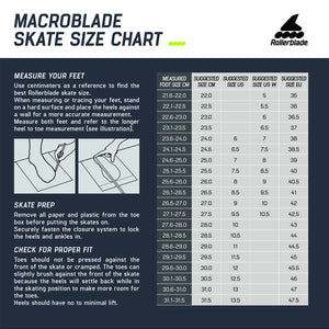 Rollerblade Macroblade 100 3WD - Black/Saffron