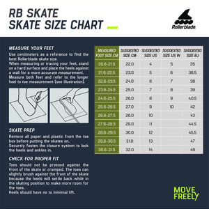 Rollerblade Size Chart
