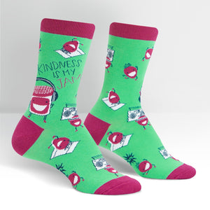 Sock It To Me Kindness is my Jam, Hello!Lucky - Womens Crew