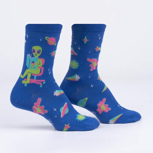 Sock It To Me InterGalactic Reading List - Womens Crew