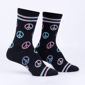 Sock It To Me Piece of Mind - Womens Crew Socks