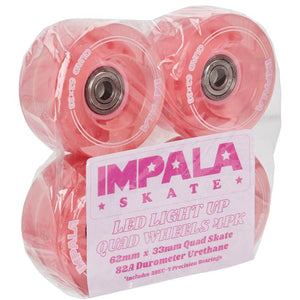 IMPALA Light Up Wheels 62mm | 4 PACK