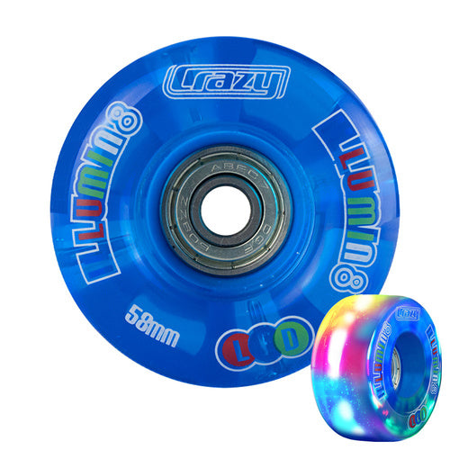 Crazy Illumin8 62mm LED Light Up Wheels 2pk