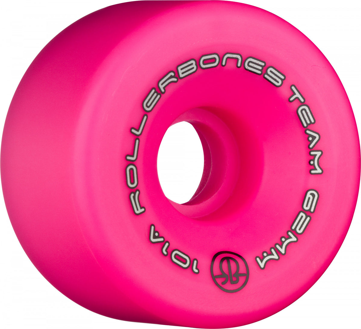 Rollerbones Team Logo Wheels 62mm 101a 8pk