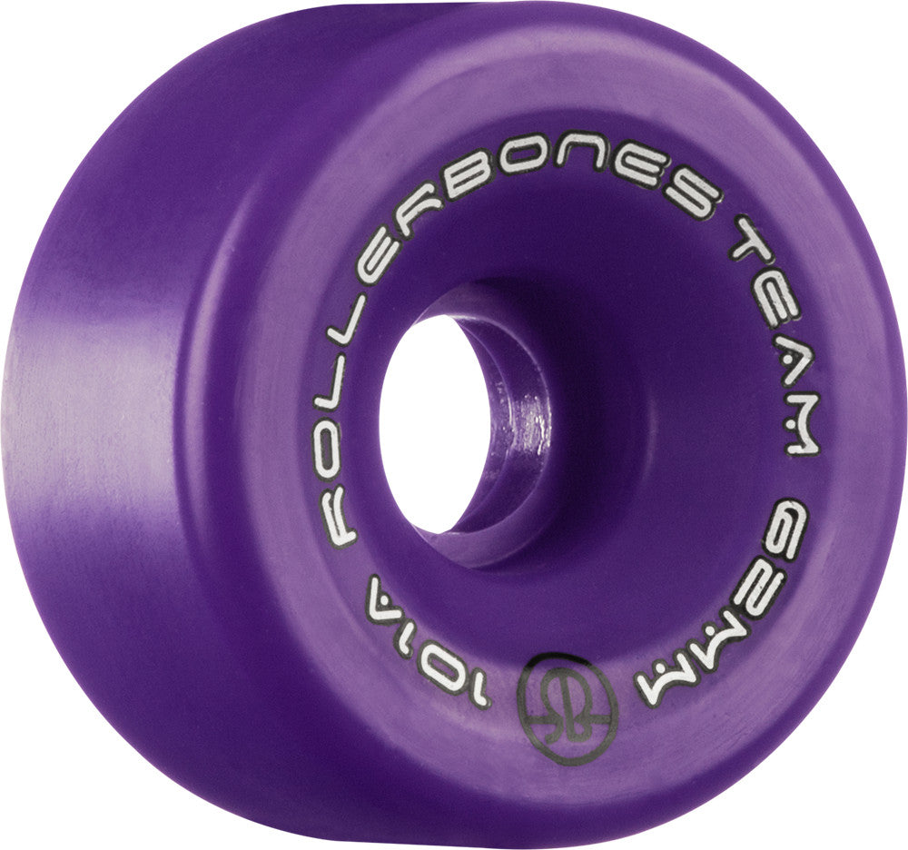Rollerbones Team Logo Wheels 62mm 101a 8pk