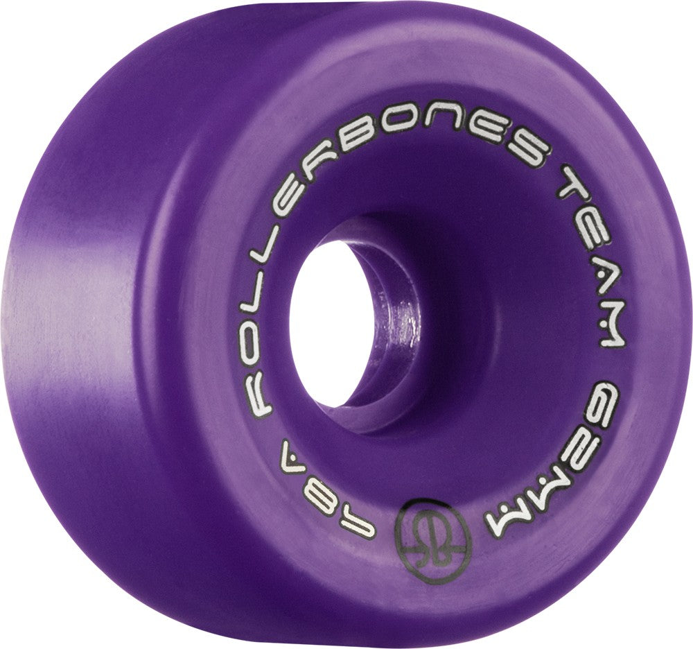 Rollerbones Team Logo Wheels 62mm 98a 8pk