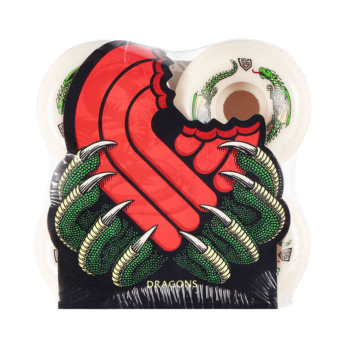 Powell Peralta Dragon Formula 56mm 93a 4pk - White