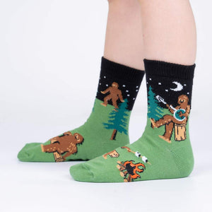 Sock it to Me Sasquatch Campout Crew Socks 3pack - Junior