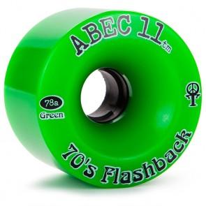 ABEC 11 Wheels 70's Flashback 70mm Green 4 Pack