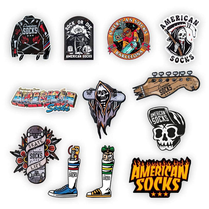 American Socks Sticker Pack