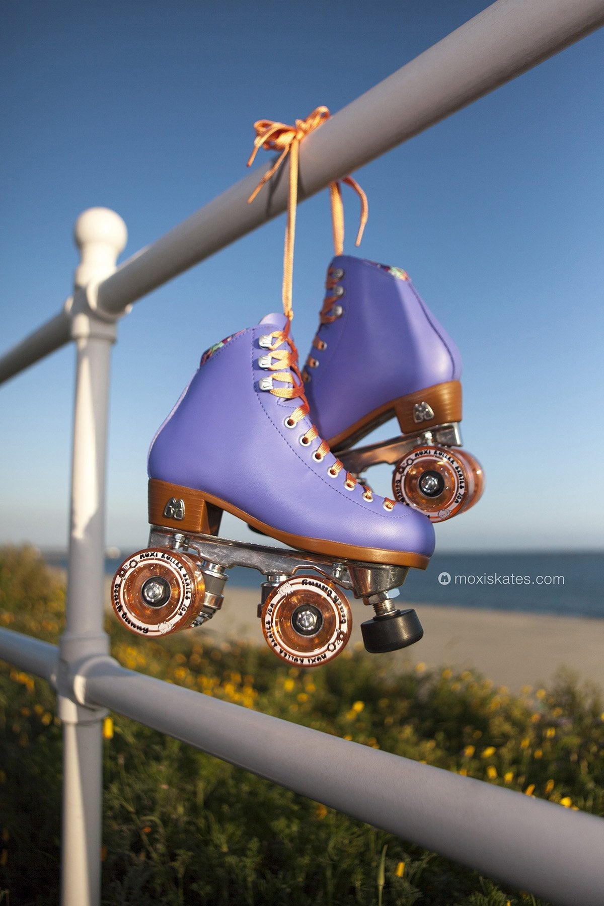 Moxi Beach Bunny Roller Skates Periwinkle Sunset