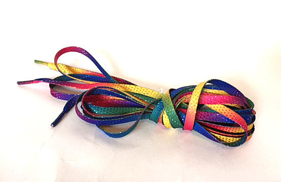Rainbow CRAZY LACES - Skatescool Australia