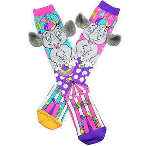 MADMIA ELEPHANT TODDLER KNEE HIGH SOCKS (AGES 3-5) - Skatescool Australia