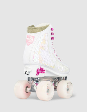 Crazy Glitz Adjustable Roller Skates Pearl